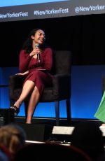 AUBREY PLAZA at 2022 New Yorker Festival at SVA Theatre in New York 10/07/2022