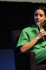 AUBREY PLAZA at 2022 New Yorker Festival at SVA Theatre in New York 10/07/2022