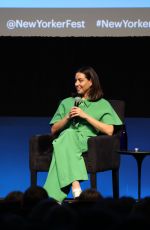 AUBREY PLAZA at 2022 New Yorker Festival at SVA Theatre in New York 10/07/2022