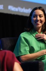 AUBREY PLAZA at 2022 New Yorker Festival at SVA Theatre in New York 10/07/2022