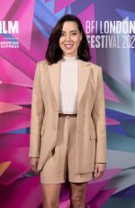 AUBREY PLAZA at Screen Talk at 66th BFI London Film Festival 10/10/2022