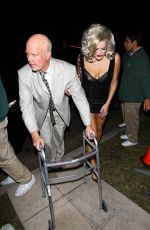 AUDRA MARI and Josh Duhamel Arrives at Casamigos Halloween Party in Beverly Hills 10/28/2022
