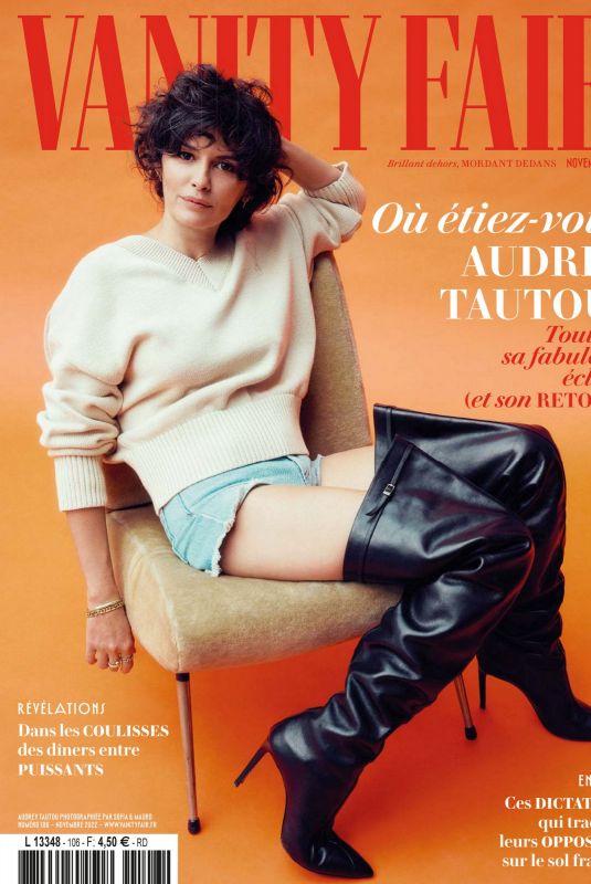AUDREY TATOU in Vanity Fair Magazine, France November 2022