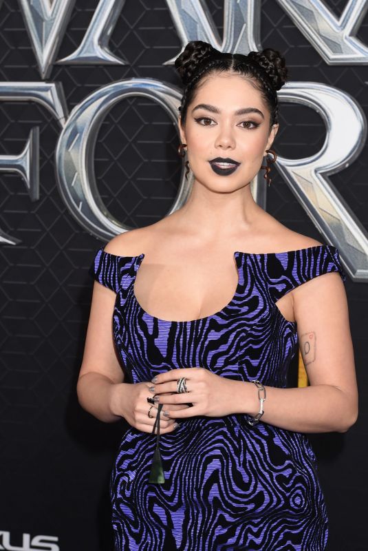 AULI’I CARAVLHO at Black Panther: Wakanda Forever Premiere in Los Angeles 10/26/2022