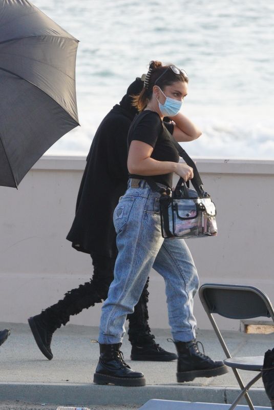 AVRIL LAVIGNE Filming a New Project in Malibu 10/10/2022