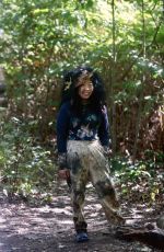 AWKWAFINA on the Set of Nora From Queens in New York 10/13/2022