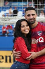 BECKY G at FC Dallas vs. Sporting Kansas City Game at Toyota Stadium in Frisco 10/09/2022
