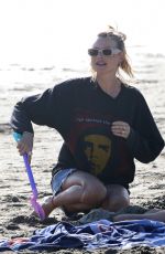 BEHATI PRINSLOO and Adam Levine at a Beach in Montecito 10/08/2022