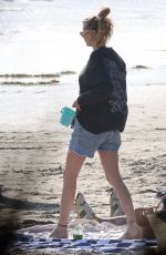 BEHATI PRINSLOO and Adam Levine at a Beach in Montecito 10/08/2022