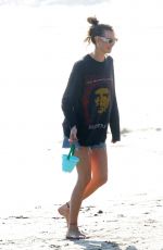 BEHATI PRINSLOO and Adam Levine at a Beach in Montecito 10/08/2022
