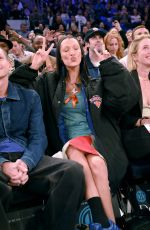 BELLA HADID and CHLOE SEVIGNY at New York Knicks vs Detroit Pistons Game at Madison Square Garden in New York 10/21/2022