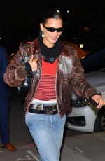 BELLA HADID Arrives at Her Apartment in New York 10/18/2022