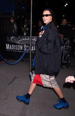 BELLA HADID Arrives at New York Knicks vs Detroit Pistons Game at Madison Square Garden 10/21/2022