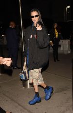 BELLA HADID Arrives at New York Knicks vs Detroit Pistons Game at Madison Square Garden 10/21/2022
