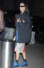 BELLA HADID Arrives at New York Knicks vs Detroit Pistons Game at Madison Square Garden 10/21/2022