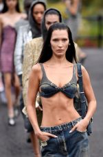 BELLA HADID at Givenchy Runway Show at Paris Fashion week 10/02/2022