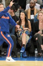 BELLA HADID at New York Knicks Game in New York 10/21/2022