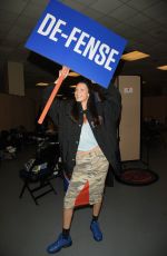 BELLA HADID at New York Knicks Game in New York 10/21/2022