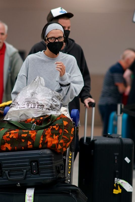 BELLA HADID Lands at Airport in Maimai 10/06/2022