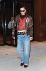 BELLA HADID Leaves Gigi