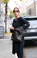 BELLA HADID Leaves Her Apartment in New York 10/24/2022