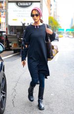 BELLA HADID Leaves Her Apartment in New York 10/24/2022