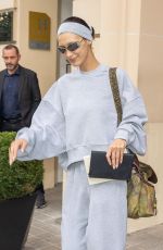 BELLA HADID Leaves Her Hotel in Paris 10/05/2022