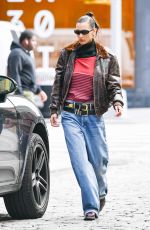 BELLA HADID Out in New York City 10/18/2022