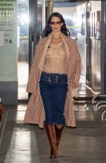 BELLA HADID Out in Paris 10/03/2022