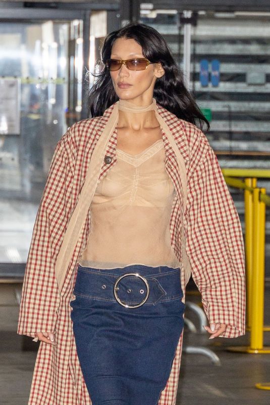 BELLA HADID Out in Paris 10/03/2022