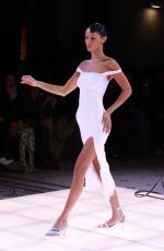 BELLA HADID Presents a Creation at Coperni SS23 Fashion Show in Paris 09/30/2022