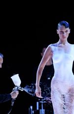 BELLA HADID Walks Runway at Coperni Fashion Show in Paris 09/30/2022