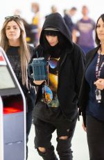 BILLIE EILISH Arrives at Perth International Airport 10/01/2022