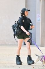 BILLIE EILISH Out with Her Dog in Los Angeles 10/19/2022