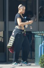 BLAC CHYNA Leaves Her Bank in Calabasas 09/30/2022
