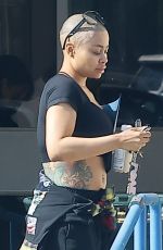 BLAC CHYNA Leaves Her Bank in Calabasas 09/30/2022
