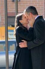BRIDGET MOYNAHAN on the Set of Blue Bloods in New York 10/11/2022