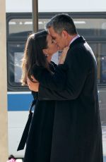 BRIDGET MOYNAHAN on the Set of Blue Bloods in New York 10/11/2022