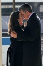 BRIDGET MOYNAHAN on the Set of Blue Bloods in New York 10/11/2022