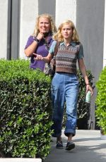 BRIE LARSON Leaves Lessons in Chemistry Set in Los Angeles 10/19/2022