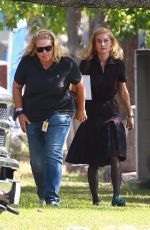 BRIE LARSON on the Set of Lessons in Chemistry in Los Angeles 10/11/2022