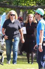 BRIE LARSON on the Set of Lessons in Chemistry in Los Angeles 10/11/2022