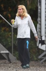 BRIE LARSON on the Set of Lessons in Chemistry in Los Angeles 10/13/2022