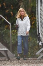 BRIE LARSON on the Set of Lessons in Chemistry in Los Angeles 10/13/2022
