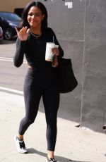 BRITT STEWART Arrives at DWTS Studios in Los Angeles 10/07/2022