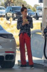BROOKE BURKE at a Gas Station in Malibu 10/20/2022