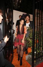 CAMILA MENDES Leaves a Halloween Party in Los Angeles 10/29/2022