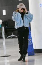 CARA DELEVINGNE Arrives at JFK Airport in New York 10/29/2022