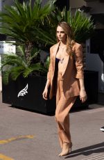 CARA DELEVINGNE Leaves Palais des Festivals in Cannes 10/18/2022