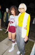 CARA SANTANA Arrives at Annual Casamigos Halloween Party in Beverly Hills 10/28/2022